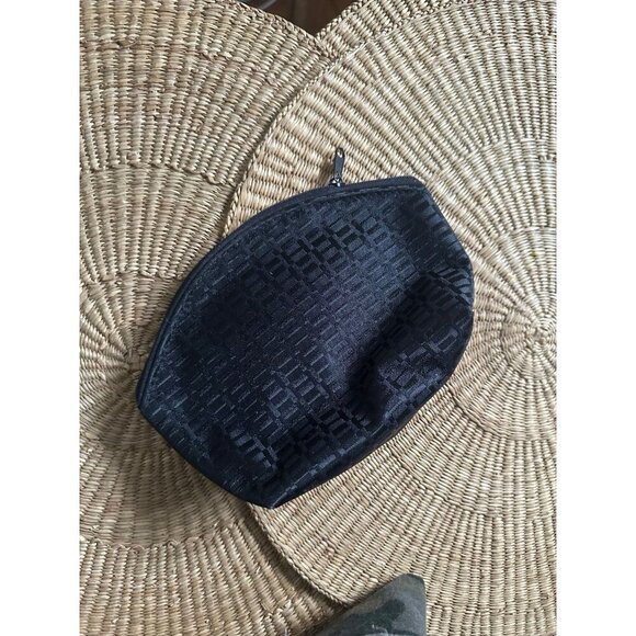 Small black clutch make up bag - Picture 1 of 7